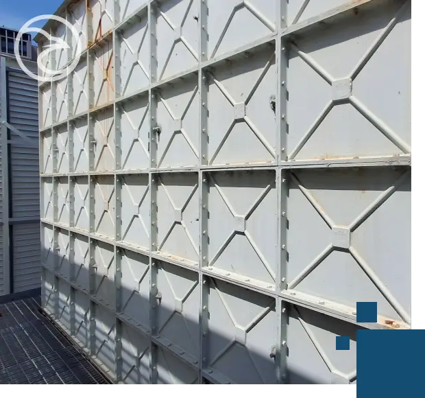 Fibre Reinforced Plastic chemical storage tank