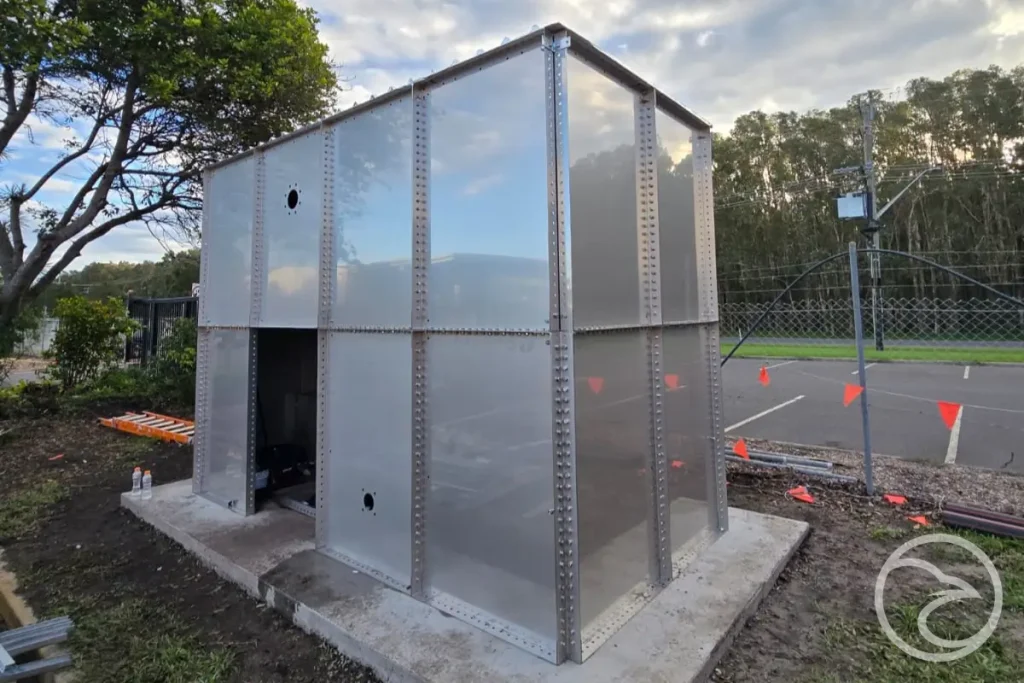 large modular storage tank facility