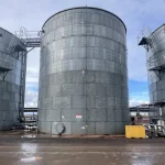 sectional panel water tank structure