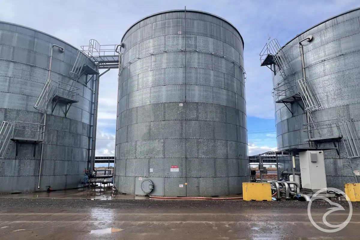 sectional panel water tank structure