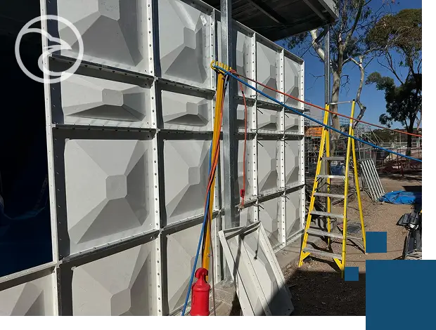 grp water storage tank