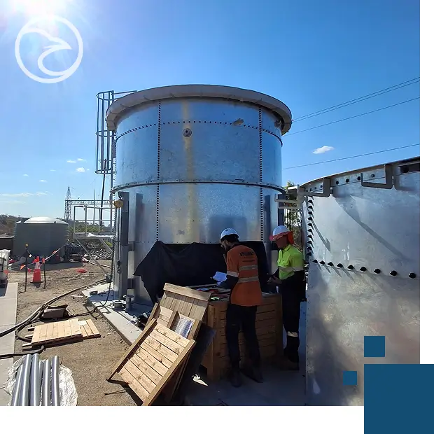 HDG panel water tanks