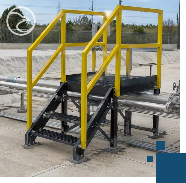 Custom FRP handrail systems