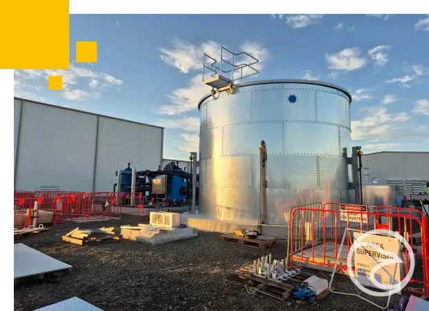 Steel panel tank