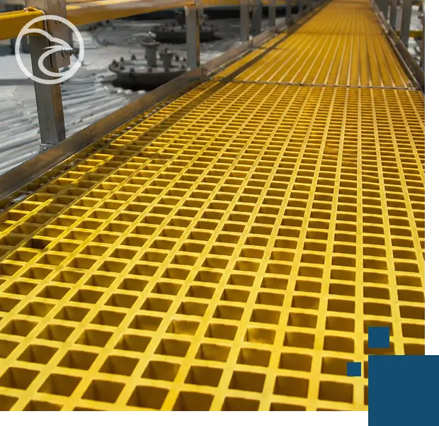 fiberglass walkway