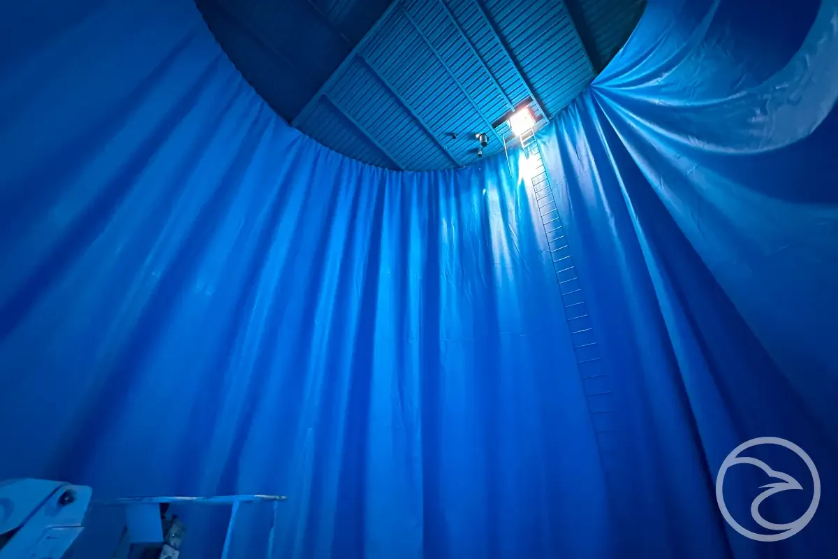 Internal surfaces of a water storage tank showing protection considerations