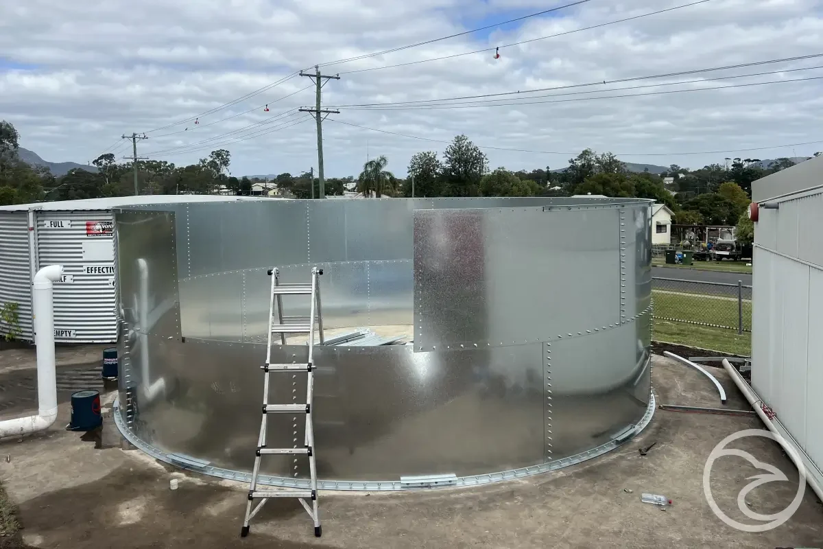 bolted tank panel connection detail