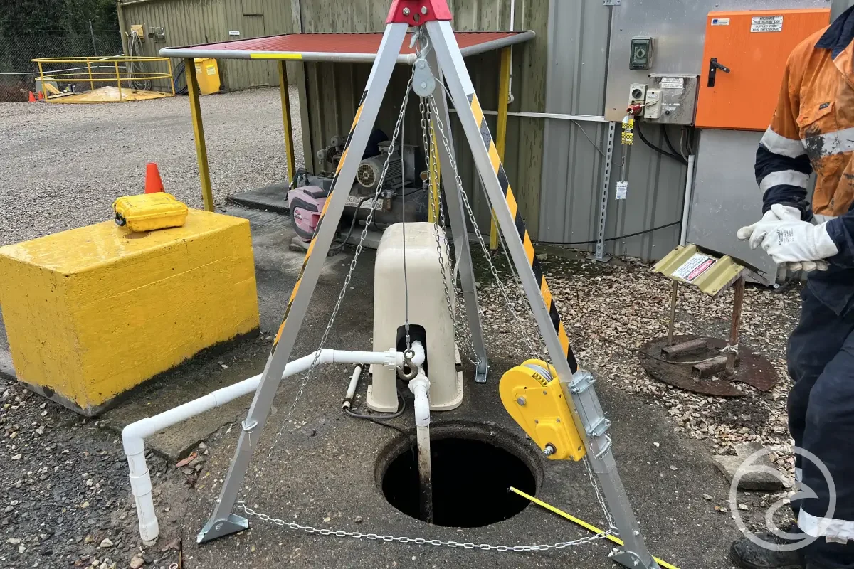 communication equipment used in confined space operations