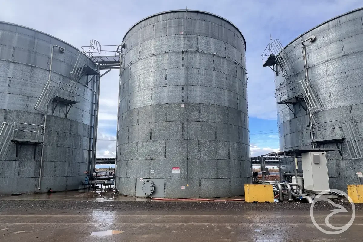 sectional panel water tank structure